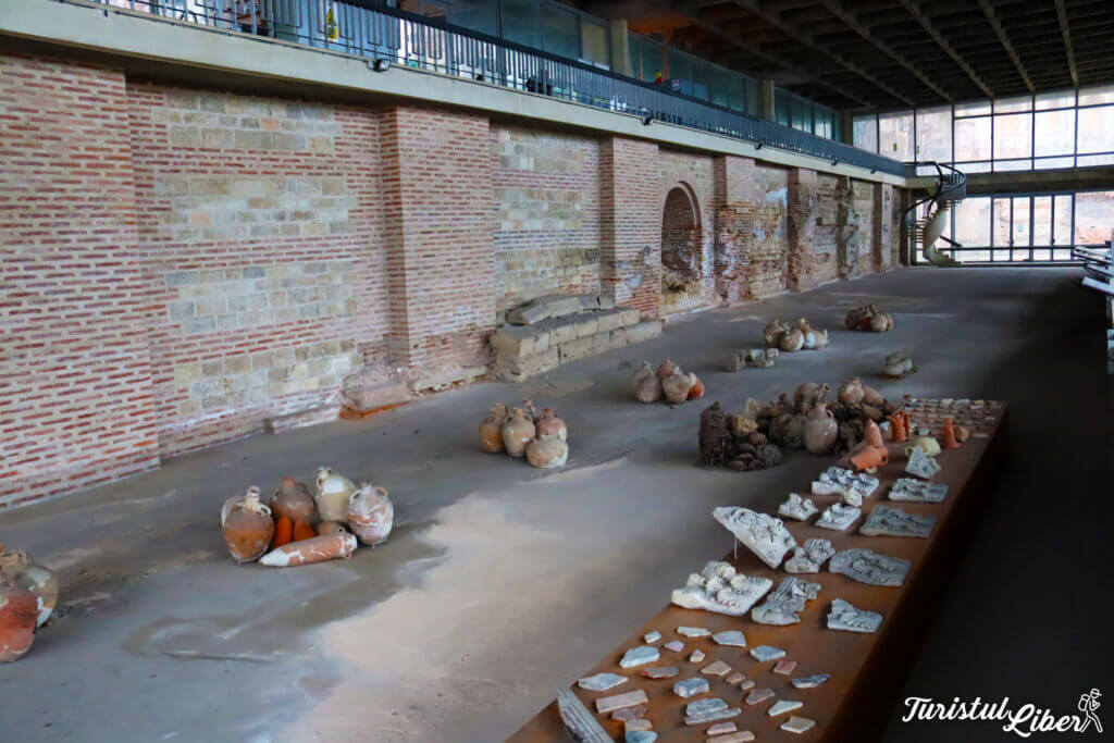 vedere de ansamblu edificiu roman