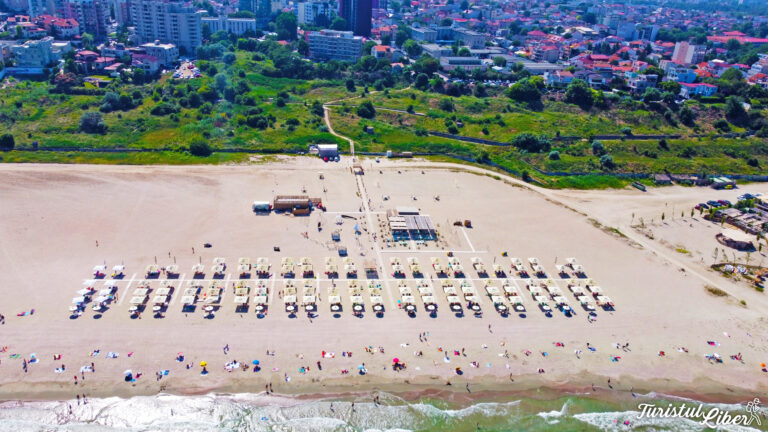 vedere drona anchor beach constanta