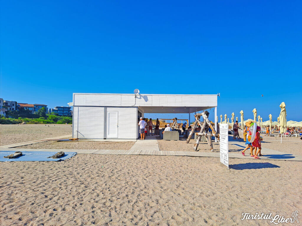 white beach bar