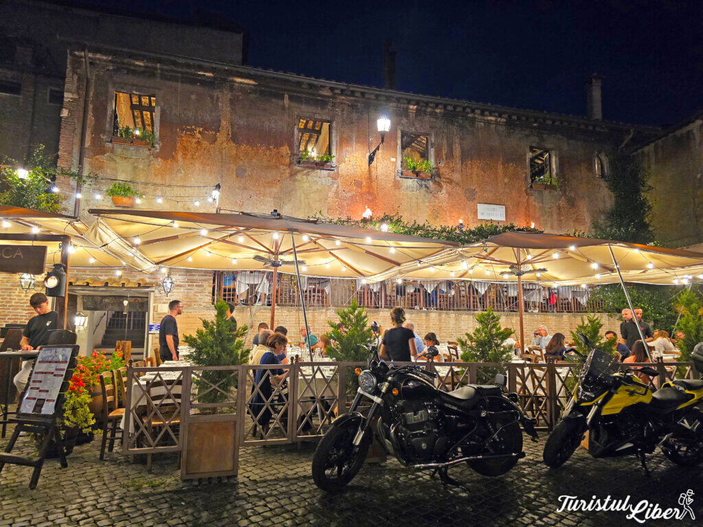 trastevere roma noaptea