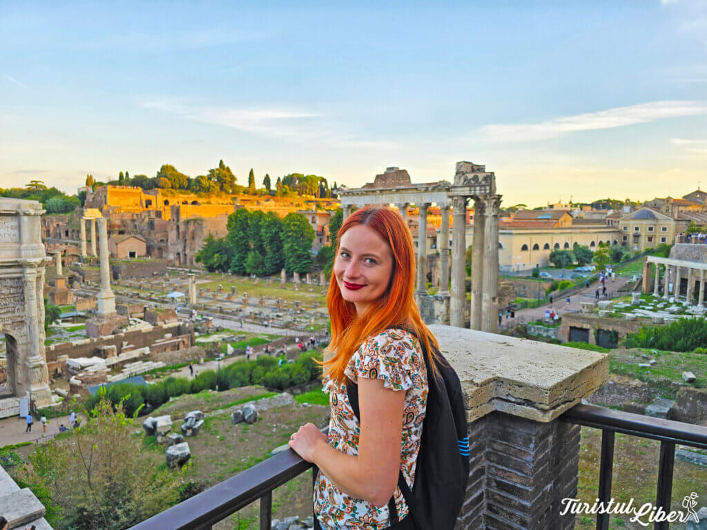 vedere asupra forumului roman