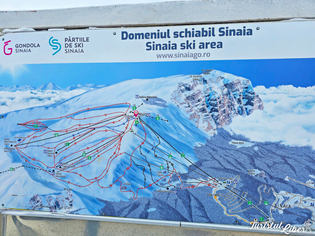 harta sinaia ski