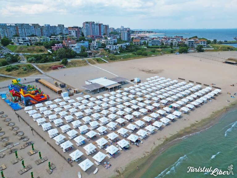 white beach constanta